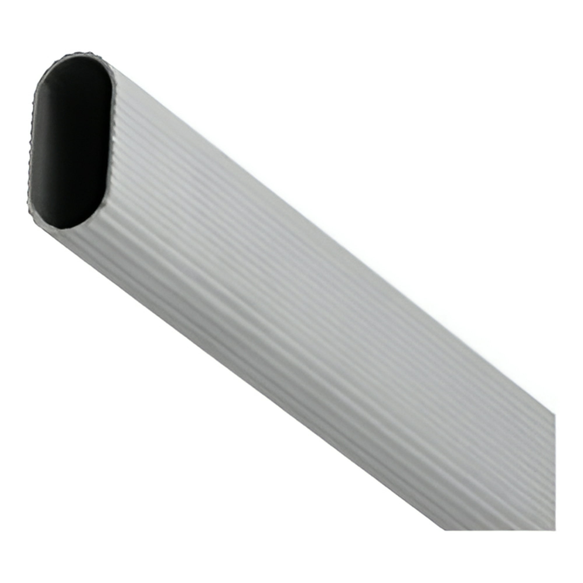 Barra Closet Ovalada 3mts Aluminio Dvp