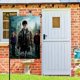 thumbnail image 2 of Harry Potter -bandera de jardín temática. Regalo perfecto para fans, amigos y familiares, ideal para actividades al aire libre y decoración de fiestas.28CM*45CM, 2 of 5