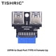 thumbnail image 3 of Motherboard 19PIN IDC To 2 Ports USB 3.0 Type C Riser Card USB C Hub Adapter Connector For Mouse USB WIFI Dongle U Disk Converter, 3 of 3