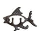 thumbnail image 5 of Colgador de pared de pescado para decoración del hogar, escultura de Animal montada en molde, soporte para sombrero, ganchos para porche, apartamento,, 5 of 5