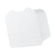 thumbnail image 1 of Caja De Almacenamiento De Pared Con 2 Compartimentos Para Algodón Redondo Baño Blanco, 1 of 3