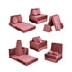 thumbnail image 1 of Sofá Cama Modular Infantil de 5 Piezas rosa, 1 of 7