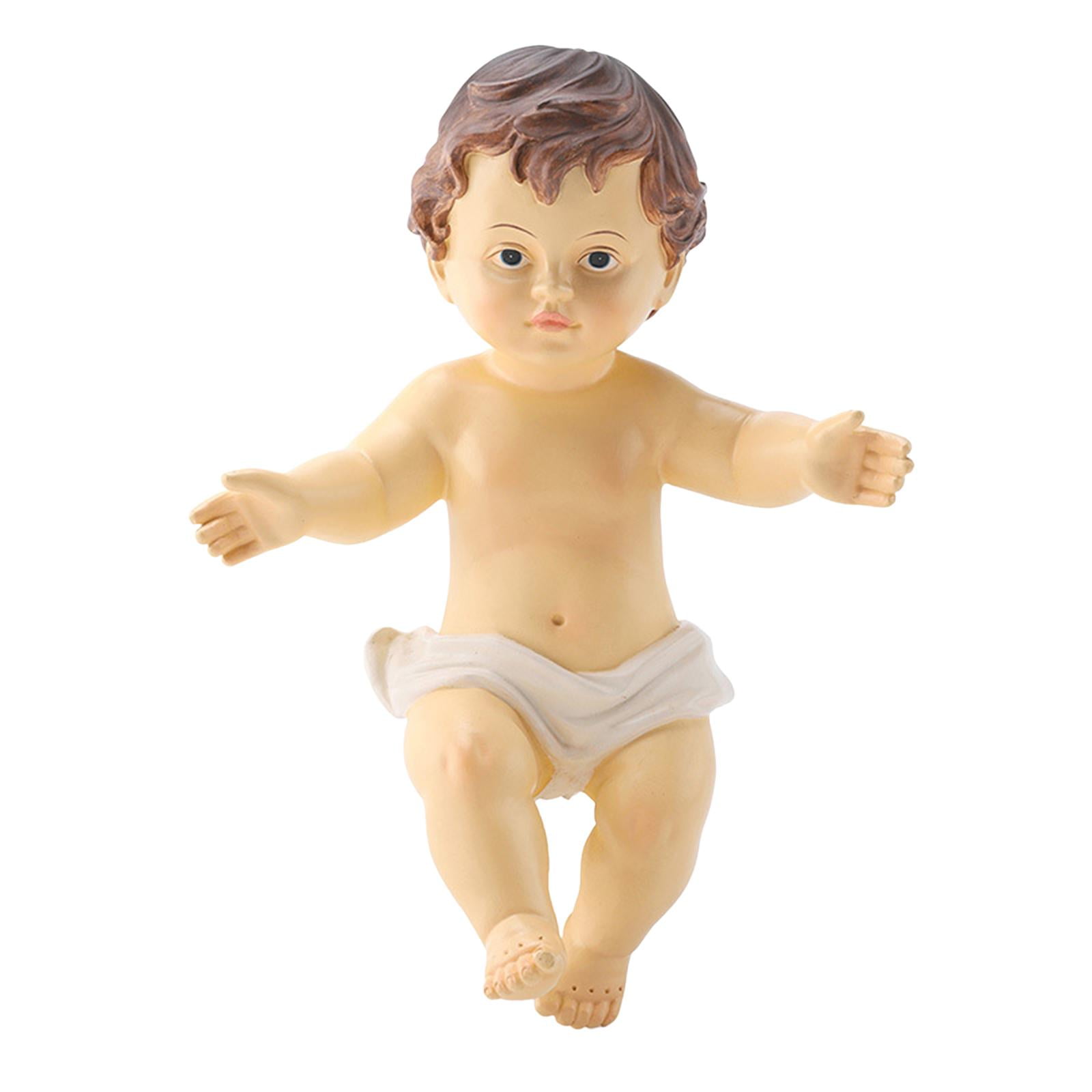 Bothyi - Estatuilla De Bebé, Adorno Artesanal De Resina, Estatua De Jesús Para Regalos De Decoración De Dormitorio
