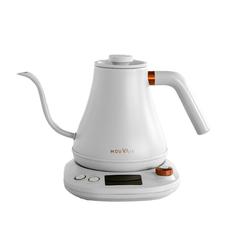 Hervidor Eléctrico Cuello De Cisne Con Control De Temperatura Mouvair Swan Blanco