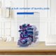 thumbnail image 4 of Porta tapones Inevibe de acrílico transparente con tapa azul, 4 of 7