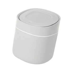Bothyi - Mini Papelera De Escritorio, Cesta De Basura, Cubo De Basura, Casa Junto A La Mesa, Gris