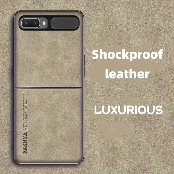 Premium Lamb Leather Wallet Phone Case With Shockproof Flip Cover For Samsung Galaxy Z Flip 3/4 - Protect Your Phone in Style!