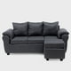 thumbnail image 2 of Sofá Ezeiza + 1 Pouf Lino Gris, 2 of 7