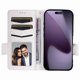 thumbnail image 2 of Funda Cartera para iPhone 17 Pro Tapa Flip con Ranuras y Soporte Blanco, 2 of 5