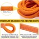thumbnail image 2 of Cuerda de Seguridad para Proteccion Contra Caidas WXYSYHR 50FT Nylon con Ganchos de Acero, 2 of 3