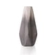 thumbnail image 3 of Set 2 jarrones geométricos de cerámica gris, 3 of 5