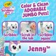 thumbnail image 5 of Scribble Scrubbie Jumbo Cat de Toy Crayola, 6 pulgadas, con brocha y marcadores, 5 of 7
