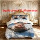 thumbnail image 1 of 3pcs Piggy Sliding in the Snow Theme Printed Bedding Set | Duvet Cover and 2 Pillowcases All Season, 1 of 5