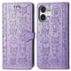 thumbnail image 1 of Funda Cartera FOXDOCK para iPhone 16 Plus , Flip PU con Relieve de Gatos y Perros, Tarjetero y Soporte, 1 of 6