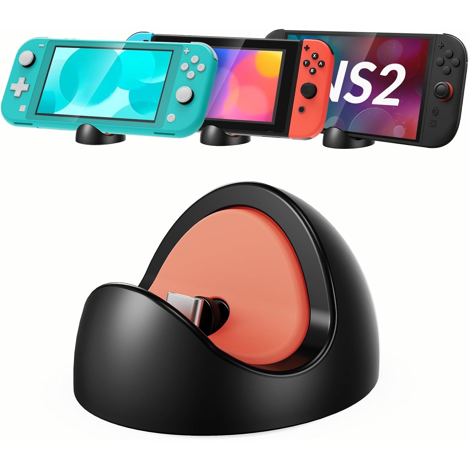 Genérico - Compatible Con Nintendo Switch 2/switch/lite/oled, Base De Carga Portátil Para Viajes Y Uso Doméstico