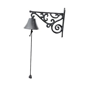 Magideal - Campana De Cena Para Exteriores, Timbre Para Puerta De Entrada, Decoración Colgante Para Exteriores, Campana Colgante Sólida Para Jardín De Casa De Ca
