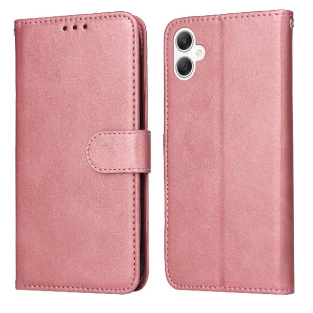 Funda Billetera para Samsung Galaxy A06 5G con Porta Tarjetas y Soporte Ajustable Rosa