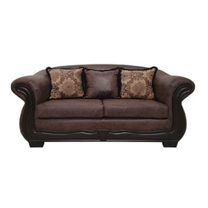 América Decora - Sofá Con Resorte Estructural 3 Personas Búfalo Envejecido Camel