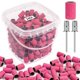 thumbnail image 1 of Lijas para uñas Rolybag 200 piezas 240 granulado rosa, 1 of 8