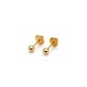 thumbnail image 1 of Aros Bolita 4mm N2 Oro 18k 0.55gr Bebé Niña Hipoalergénicos Dorado, 1 of 6