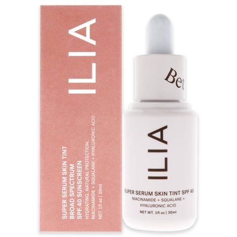 Ilia Beauty - Base De Tinte Para La Piel Súper Suero Spf 40 - St6.5 Kai De Para Mujeres - Base De 1 Oz