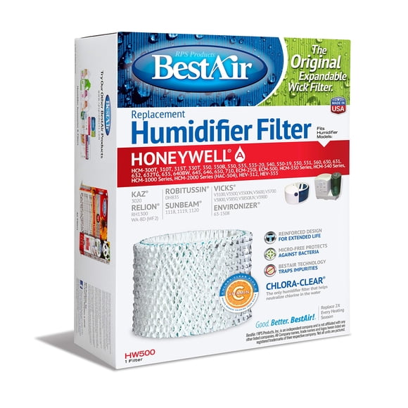 Filtro humidificador BestAir HW500 Antimicrobial Wick