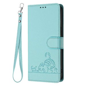 Funda Tipo Cartera Foxdock Para Xiaomi Poco C65 Con Soporte, Ranuras, Rfid, Diseño De Gato