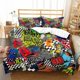 thumbnail image 1 of Hippie Graffiti Duvet Cover Set Size for Boys Youth Polyester Comforter Cover Modern Street Art Bedspread Cover Bed Sheets, 1 of 5
