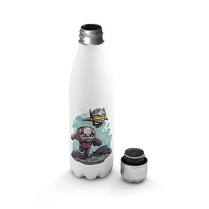 Creango - Botella Agua Termica Ant Man And The Wasp Marvel De Acero Inoxidable
