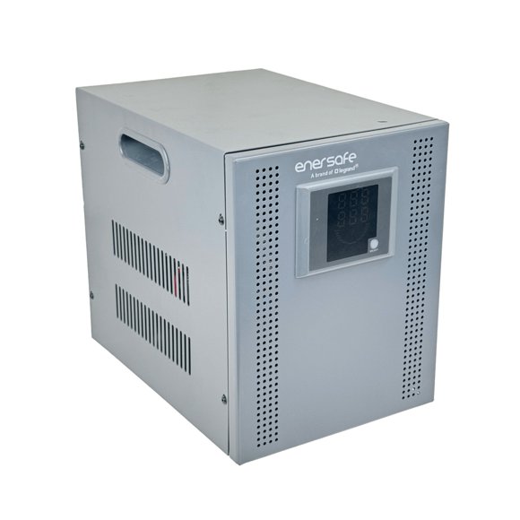 AVR5000. ENERSAFE Estabilizador Voltaje 5KVA 4500W 0,9 164-260VAC Bornes Monofásico