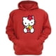 thumbnail image 1 of Polerón Canguro Gatita Kitty Rojo Talla S Unisex, 1 of 3