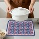 thumbnail image 4 of REGALWOVEN Juego de 6 Manteles de Cuero para Decoración y Protección de Mesa de Comedor de Cocina Coloridos 15.7*11.8 pulgadas, 4 of 6