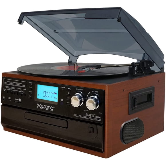 Tocadiscos Boytone BT-22MS Bluetooth CD MP3 USB