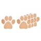 thumbnail image 4 of 5 Pegatinas Antideslizantes Para Bañera Con Estampado De Pata De Perro, Color Marrón, Pequeño, 4 of 5