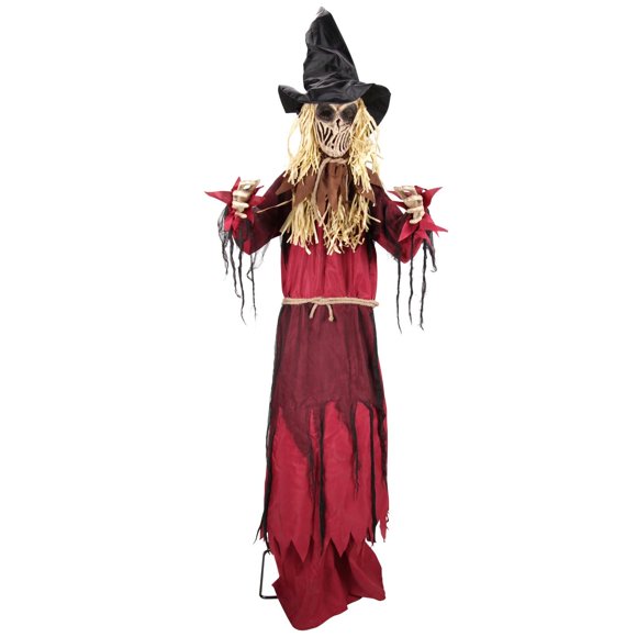 Animatrónico Haunted Hill Farm 241 cm Espantapájaros Elevado