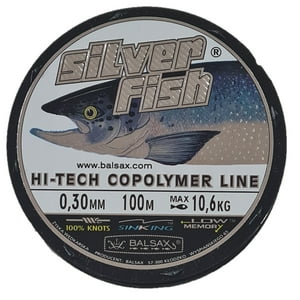Balsax - Nylon Pesca Silver Fish 0,30Mm 100Mts 10.6Kg Sil Blue