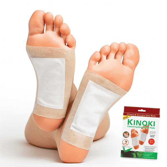 Pack 10 Parches Para Pies Detox Desintoxicantes Natural