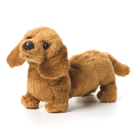 Peluche Demdaco Dachshund Marrón Claro Para Niños