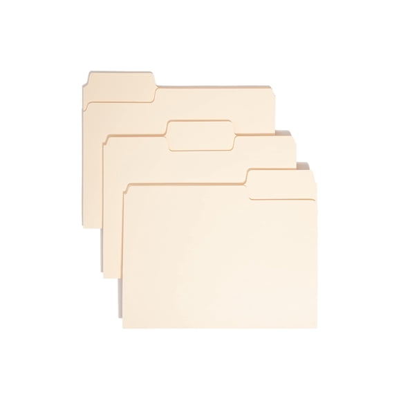 Carpeta de archivos Smead SuperTab, peso pesado, tamaño carta, 50/caja