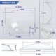 thumbnail image 3 of Kit Deslizante y Tope Vsttar para Autocaravana – Puerta Mosquitera Dexter (mano derecha), 3 of 6