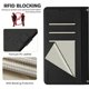 thumbnail image 5 of Funda Cartera para iPhone 17 Pro Max con Bloqueo RFID, Cierre Magnético y Ranuras Tarjetas Negro, 5 of 6