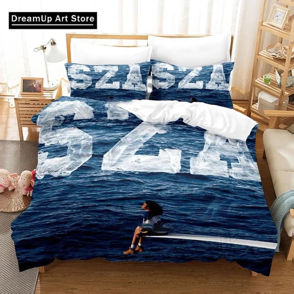 Fashion See SZA Run Bedding Set Boys Girls Duvet Cover Pillowcase Bed Adult Bedroom