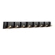 thumbnail image 5 of Perchero Montado en la pared Estante colgante de entrada Riel de gancho de metal resistente para toallas de baño Batas Otros artículos de tocador Ropa negro, 5 of 5