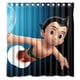 thumbnail image 1 of Cortina de ducha con diseño de Astro Boy, juego de cortinas de baño con ganchos, tamaño 66 x 72 pulgadas, 1 of 3