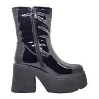 Botas Alquimia Negro Charol 4434 - Talla 37