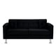 thumbnail image 1 of Sofa New Retro 3c Felpa 12 Negro, 1 of 6