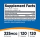 thumbnail image 2 of Suplemento Nutricost de yodo 325 mcg 120 cápsulas vegetariano, 2 of 3