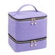 thumbnail image 1 of Bolsa Organizadora De Esmalte De Uñas, Bolsa De Transporte De Viaje Para Mujer, Regalo Cosmético Violeta, 1 of 5
