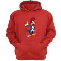 Genérico - Polerón Canguro El Pájaro Loco Rojo Talla Xl Unisex