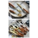 thumbnail image 4 of XmhyTop cubiertos de plata, acero inoxidable, muy adecuados para trajes de filete, 4 Piezas Cuchara de postre, 4 of 4